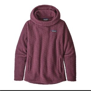 Patagonia Women's Diamond Capra Hoody Hoodie Balsalmic Deep Red Purple - Medium